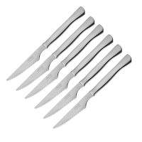 Набор столовых ножей для стейка ARCOS Steak Knives 6 шт, рукоять из нержавеющей стали, 702300