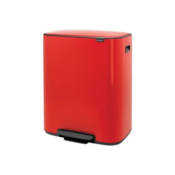 Мусорный бак Brabantia BO PEDAL BIN 60 л цвет пламенно-красный 