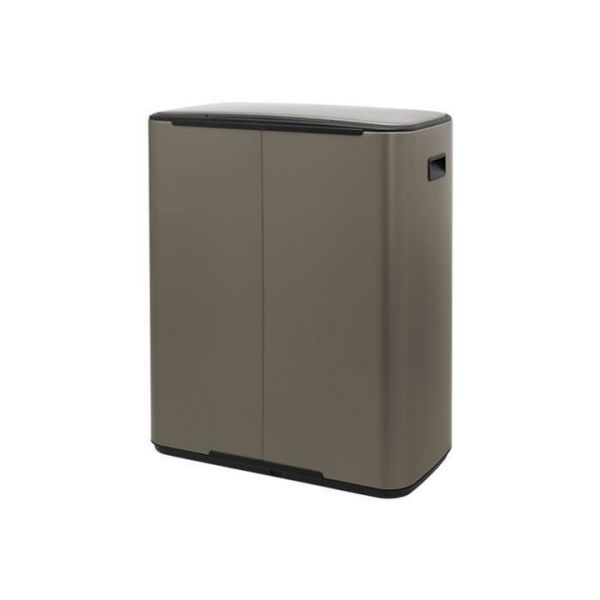 Мусорный бак Brabantia BO PEDAL BIN 60 л цвет платиновый 