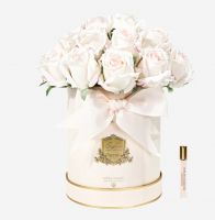 Ароматизированная роза COTE NOIRE ROSE BUDS HAT pink blush слоновая кость,1 спрей 10 мл
