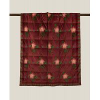 Одеяло-комфортер ROSE FLOWER TERRACOTTA 130х170 вельвет, полиэстер 100%, начинка пух