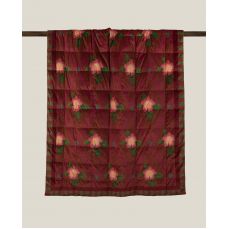 Одеяло-комфортер ROSE FLOWER TERRACOTTA 130х170 см, вельвет, полиэстер 100%, начинка пух FRATI HOME