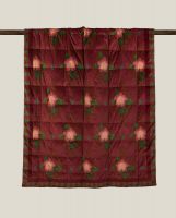 Одеяло-комфортер ROSE FLOWER TERRACOTTA 130х170 вельвет, полиэстер 100%, начинка пух