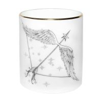 Свеча ароматическая Rory Dobner PISCES ZODIAC 440 гр, дикий инжир и виноград, 7,5 см х 8,5 см, фарфор