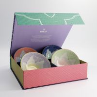 Набор Lily Flower 4 чаши 14.8x6.8 см, 550 мл, фарфор TOKYO DESIGN
