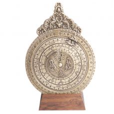 Лунный календарь Hemisferium Lunar Calendar/Tidal Abacus, 12x0.7, высота с базой 16.2 см, бронза