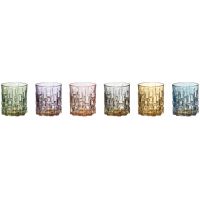 Набор стаканов Cre Art SQUARE TUMBLER 6шт, хрусталь, 9.5 см
