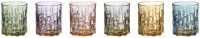 Набор стаканов Cre Art SQUARE TUMBLER 6шт, хрусталь, 9.5 см
