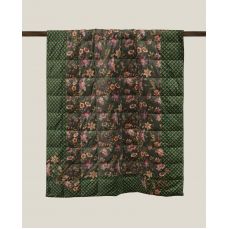 Одеяло-комфортер FLORAL GREEN 130х170 см, вельвет, полиэстер 100%, начинка пух FRATI HOME