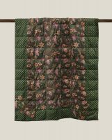 Одеяло-комфортер FLORAL GREEN 130х170 вельвет, полиэстер 100%, начинка пух