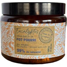 Соль Mas du Roseau EUCALYPTUS ароматическая для интерьера 500 гр, аромат эвкалипт