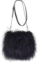 Сумка-муфта Natures Collection JASMIN BAG Black черный 19/26, козий мех 30/4