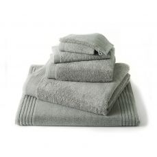 Полотенце Blanc des Vosges Uni silver 55x110 см серый, хлопок 600гр/м2