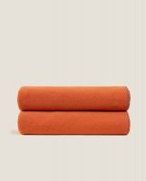 Плед Frati SOFT VISCOSE TERRACOTTA оранжевый 130x160 вискоза 30% полиэстер 70%, 510г