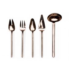 Набор из 5 предметов Herdmar STICK SERVING SET CHOCOLATE, шоколад (половник, сервировочные вилка, ложка, ложка для салата, лопатка)