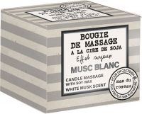 Свеча Mas du Roseau MUSC BLANC массажная 3 в 1, соевый воск, аромат белый мускус, 100 гр