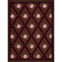 Ковер ROSE FLOWER, 150x200 шерcть 55% полиэстер 45%, подложка полиэстер 100% 1950 гр