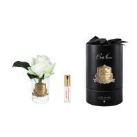Бутон розы диффузор ROSE BUD GREEN, прозрачная ваза, 1 спрей 5мл ВхШхД 13,5