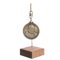 Миниатюрные солнечные часы Hemisferium Miniature Philip 2nd Sundial Н 13 см диам 4,5 см толщина 4 мм , бронза