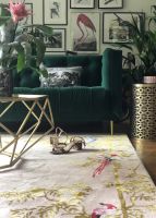 Jardin de Orient Pink & GoldКовер 274х183 ручной тафтинг, шерсть +тенсель, высота ворса 13 мм