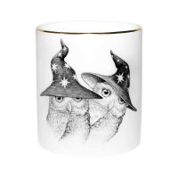 Свеча ароматическая Rory Dobner CAPRICORN ZODIAC 440 гр, дикий инжир и виноград, 7,5 см х 8,5 см, фарфор