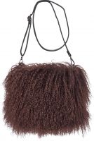 Сумка-муфта Natures Collection JASMIN BAG Coffee Bean коричневый 19/26, козий мех 30/40