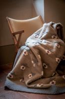 Плед Frati DAISY GREY 150x190, шерсть 80% полиэстер 20%, 900г