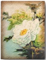 Плитка-панно Sid Dickens PEONIES 15/20/3 гипс, ручная работа