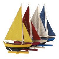 Корабль AUTHENTIC MODELS Sunset Sailors синий, 26Х7 Н40, дерево