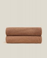Плед Frati SOFT VISCOSE COFFEE MILK, коричневый, 220x260, вискоза 30% полиэстер 70%, 510г