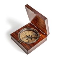 Компас AUTHENTIC MODELS Lewis & Clark дерево, латунь