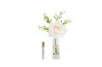 Диффузор Cote Noire SUMMER ROSE GOLD BLUSH роза, белый, золотой декор, спрей 15 мл