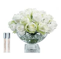 Букет COTE NOIRE CENTERPIECE ROSE BUDS из бутонов роз, зеленый и белый, 2 спрея по 10 мл