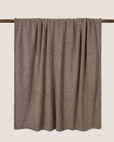 Плед Frati SOFT BAMBOO TORTORA с тесьмой Coco коричневый, 160х200, бамбук 40% полиэстер 60%, 910г