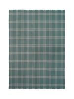 Плед 130/200 ELVANG CHECK light grey/camelgreen / light green