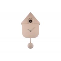 Часы настенные с кукушкой Karlsson CUCKOO, розовое золото, пластик, 21,5х8,5 см, батарейки 3x AA (не входит в комплект)