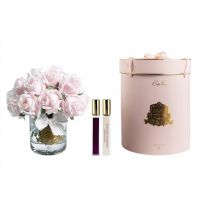 Большой букет COTE NOIRE GRAND ROSE BUDS BOUQUET из бутонов роз, 2 спрея по 10 мл, розовый, золотой декор
