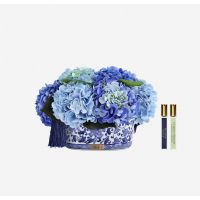 Букет гортензий Cote Noire Chinoiserie hydrangeas bleu, 2 спрея по 10 мл, 33 x 25 x 22