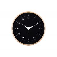 Часы настенные Karlsson OSADO DOME , фанера 30х4,3 см бесшумный механизм, батарейка 1x AA (не входит в комплект)