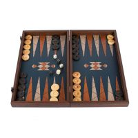 Нарды Manopoulos BACKGAMMON, дерево,печатный рисунок Бохо шик, ручная работа, 48x26 см