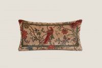 Подушка Frati BIRDS OF PARADISE BEIGE бежевый 30х60 велюр, полиэстер