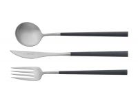 Набор столовых приборов на 6 персон 24 прибора Belo Inox NEO BLACK 16