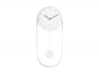 Часы настенные Karlsson NIRVANA GLOBE, серый, металл, 40х40х12 см, бесшумный ме