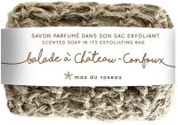 Мыло Mas du Roseau CHATEAU PATCHOULI твердое 90 гр, аромат пачули, в отшелушивающем футляре, можно использовать мыло без футляра