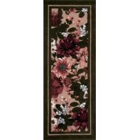 Ковер FLOWER FIELD, 75x200 шерcть 55% полиэстер 45%, подложка полиэстер 100% 1950 гр