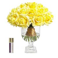 Букет роз Cote Noire VERSAILLES ROSE BOUQUET желтый, 2 спрея по 10 мл, золотой декор