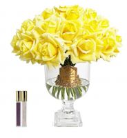 Букет роз Cote Noire VERSAILLES ROSE BOUQUET желтый, 2 спрея по 10 мл , золотой декор
