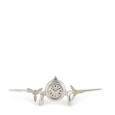 Часы настольные AUTHENTIC MODELS Art Deco серебро
