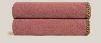 Плед Frati SOFT BAMBOO LAVA с тесьмой Coco, красный, 160х200, бамбук 40% полиэстер 60%, 910г