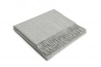 Плед Alpaka EXCLUSIVE SILVER серебристый, 130х200, 100% беби альпака, 215 гр/м2